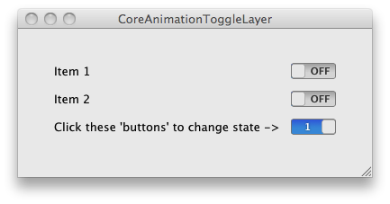 Core Animation Toggle Layer Example