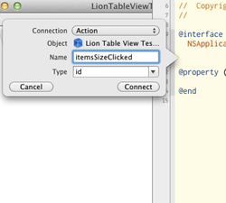 Xcode create action for checkbox step2 thumb