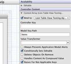 Xcode drag and setup array controller step2 thumb